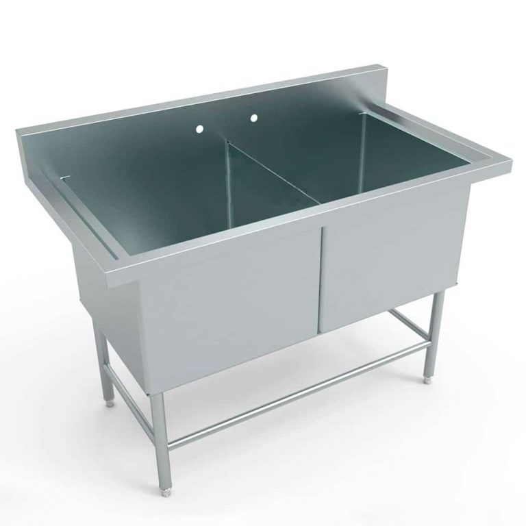 fregadero doble tarja acero inoxidable